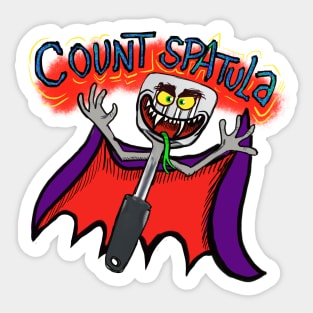 Count spatula Sticker